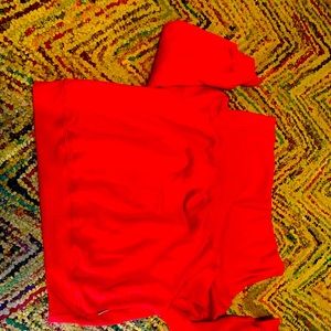 Good American off the shoulder sweatshirt